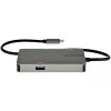 StarTech.com USB-C kelių prievadų adapteris - USB-C į 4K 30Hz HDMI arba 1080p VGA - USB Type-C mini dokas su 100W maitinimo perdavimu, 3 prievadų USB 5Gbps šakotuvu, GbE - 30 cm laidas