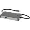 StarTech.com USB-C kelių prievadų adapteris - USB-C į 4K 30Hz HDMI arba 1080p VGA - USB Type-C mini dokas su 100W maitinimo perdavimu, 3 prievadų USB 5Gbps šakotuvu, GbE - 30 cm laidas