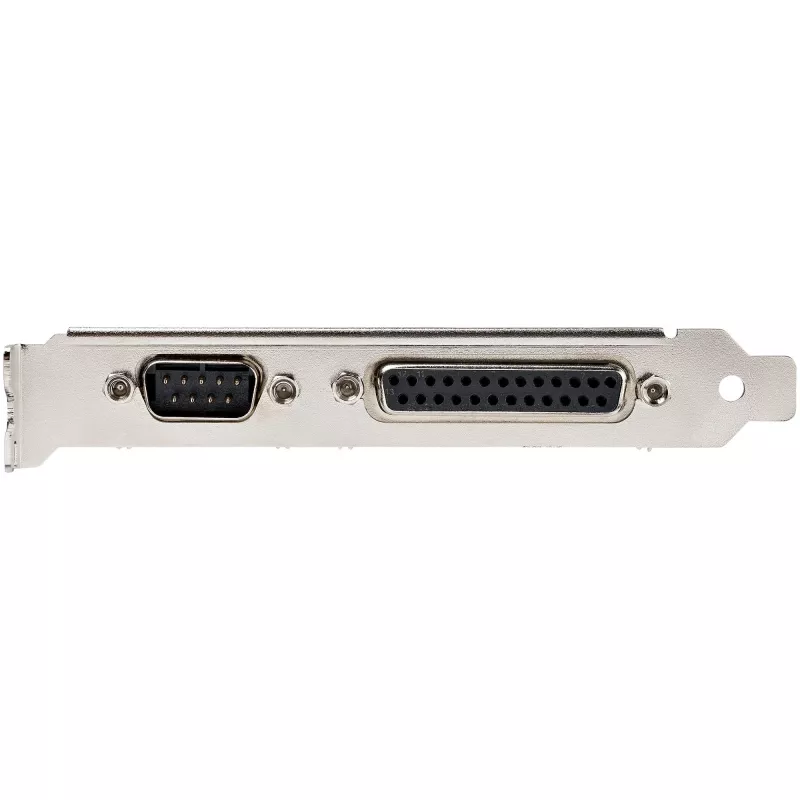 StarTech.com PCIe kortelė su nuosekliuoju ir lygiagrečiuoju prievadais – PCI Express kombinuota adapterio kortelė su 1x DB25 lygiagrečiuoju ir 1x RS232 nuosekliuoju prievadais – išplėtimo / valdiklio kortelė – PCIe spausdintuvo kortelė