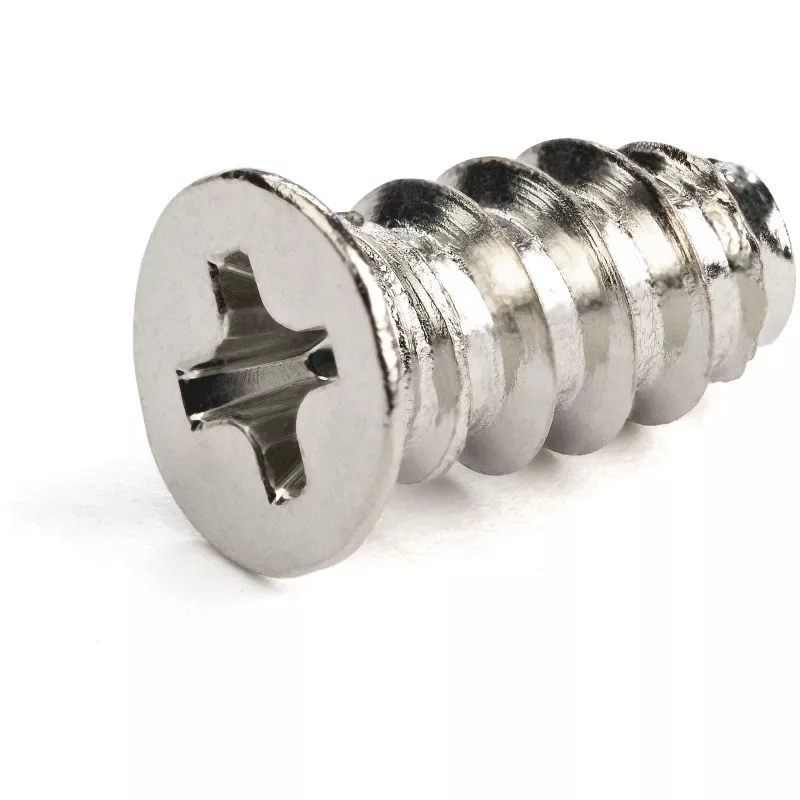 StarTech.com M5 varžtai kompiuterio korpuso ventiliatoriams – 10 mm, 50 vnt., savaime sriegiantys, plokščia galvutė, cinkuotas plienas