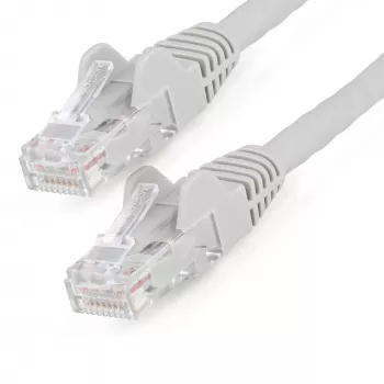 StarTech.com 10m CAT6 Ethernet kabelis - LSZH (mažai dūmų, be halogeno) - 10 Gigabit 250MHz 100W PoE RJ45 10GbE UTP tinklo jungiamasis laidas su apsauga nuo užkliuvimo ir įtempimo mažinimu - pilka, CAT 6, ETL patvirtintas, 24AWG