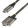 StarTech.com 20 colių (50 cm) USB-C laidas su šoniniais fiksavimo varžtais – 10Gbps, USB 3.1/3.2 Gen 2, 100W (5A) Power Delivery, DP Alt režimas – dvigubas fiksavimo varžtas – USB-C laidas įkrovimui ir sinchronizavimui