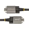 StarTech.com 20 colių (50 cm) USB-C laidas su šoniniais fiksavimo varžtais – 10Gbps, USB 3.1/3.2 Gen 2, 100W (5A) Power Delivery, DP Alt režimas – dvigubas fiksavimo varžtas – USB-C laidas įkrovimui ir sinchronizavimui