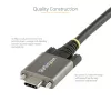StarTech.com 20 colių (50 cm) USB-C laidas su šoniniais fiksavimo varžtais – 10Gbps, USB 3.1/3.2 Gen 2, 100W (5A) Power Delivery, DP Alt režimas – dvigubas fiksavimo varžtas – USB-C laidas įkrovimui ir sinchronizavimui