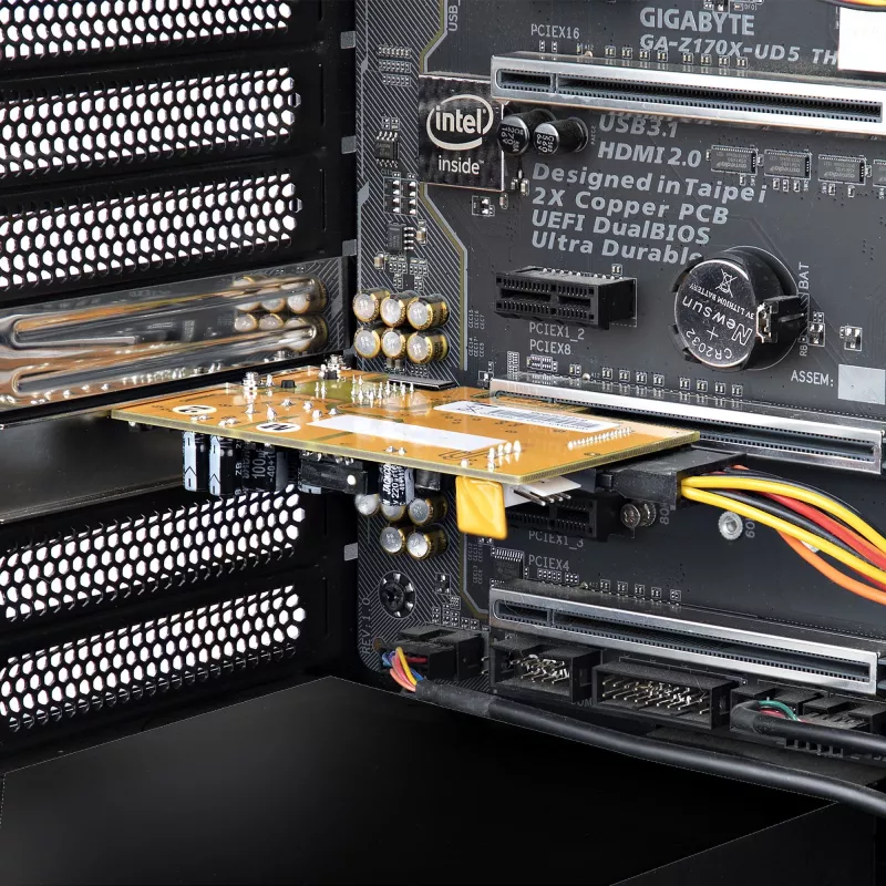 „StarTech.com“ 1 prievado 2,5 Gbps PoE tinklo plokštė, PCIe Ethernet kortelė su RJ45, 30 W 802.3at PoE NIC, skirta staliniams kompiuteriams / serveriams, PoE LAN adapteris su žemo profilio laikikliu, NBaseT, „Windows“ / „Linux“