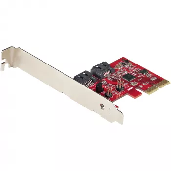 StarTech.com SATA PCIe kortelė - 2 prievadų PCIe SATA plėtinio kortelė - 6Gbps - Pilnas/Žemas profilis - PCI Express į SATA adapteris/valdiklis - ASM1062R SATA RAID - PCIe į SATA keitiklis