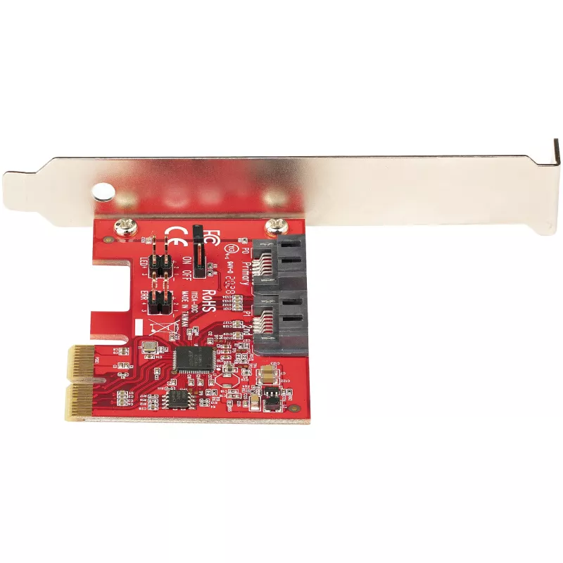 StarTech.com SATA PCIe kortelė - 2 prievadų PCIe SATA plėtinio kortelė - 6Gbps - Pilnas/Žemas profilis - PCI Express į SATA adapteris/valdiklis - ASM1062R SATA RAID - PCIe į SATA keitiklis