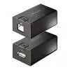 StarTech.com USB 2.0 prailgintuvas 150 m per Cat5e/Cat6 Ethernet kabelį, išoriniu maitinimu, USB per RJ45 tinklo kabelį