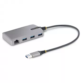 StarTech.com USB 3.0 3x USB-A ir Gigabit Ethernet šakotuvas