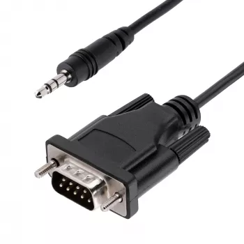 StarTech.com 1 m DB9 (vyriškas) į 3,5 mm RS232 nuoseklusis kabelis