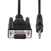 StarTech.com 1 m DB9 (vyriškas) į 3,5 mm RS232 nuoseklusis kabelis