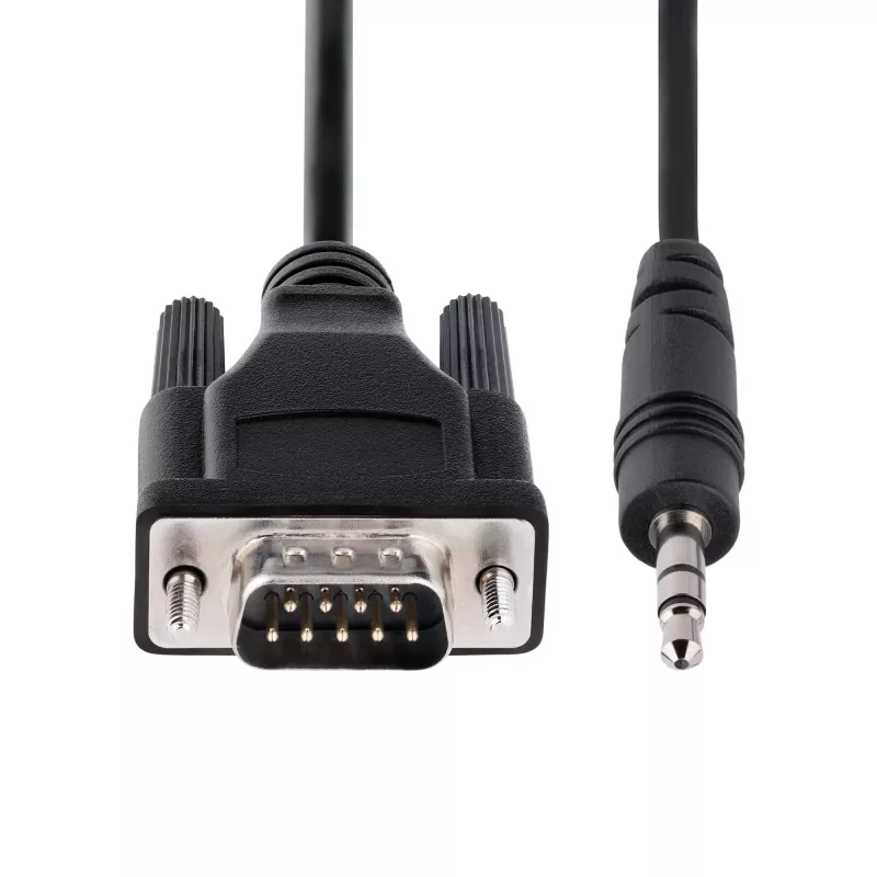 StarTech.com 1 m DB9 (vyriškas) į 3,5 mm RS232 nuoseklusis kabelis