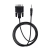 StarTech.com 1 m DB9 (vyriškas) į 3,5 mm RS232 nuoseklusis kabelis