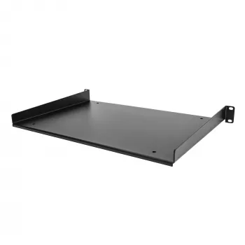 StarTech.com 1U stelažo lentyna – universali konsolinė lentyna 19 colių tinklo įrangos stovui ir spin tai, tvirta konstrukcija, talpa 25 kg, 30,5 cm gylio padėklas