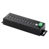 StarTech.com 10 prievadų pramoninis USB 2.0 šakotuvas su ESD 4 lygio apsauga