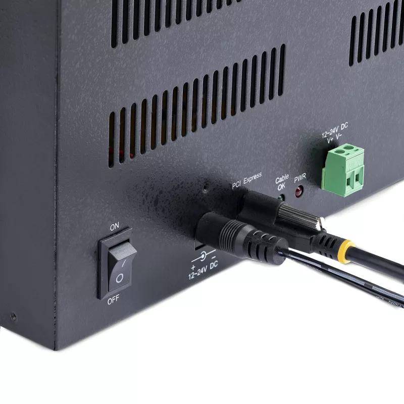 StarTech.com Išplėtimo korpusas 4 lizdams PCIe su PCIe x2 pagrindine kortele, PCIe 2.0 - 10Gbps, išoriniai PCIe lizdai staliniams kompiuteriams/serveriams, PCI Express išplėtimo dėžė/ adapteris, 4 PCIe x1 lizdai