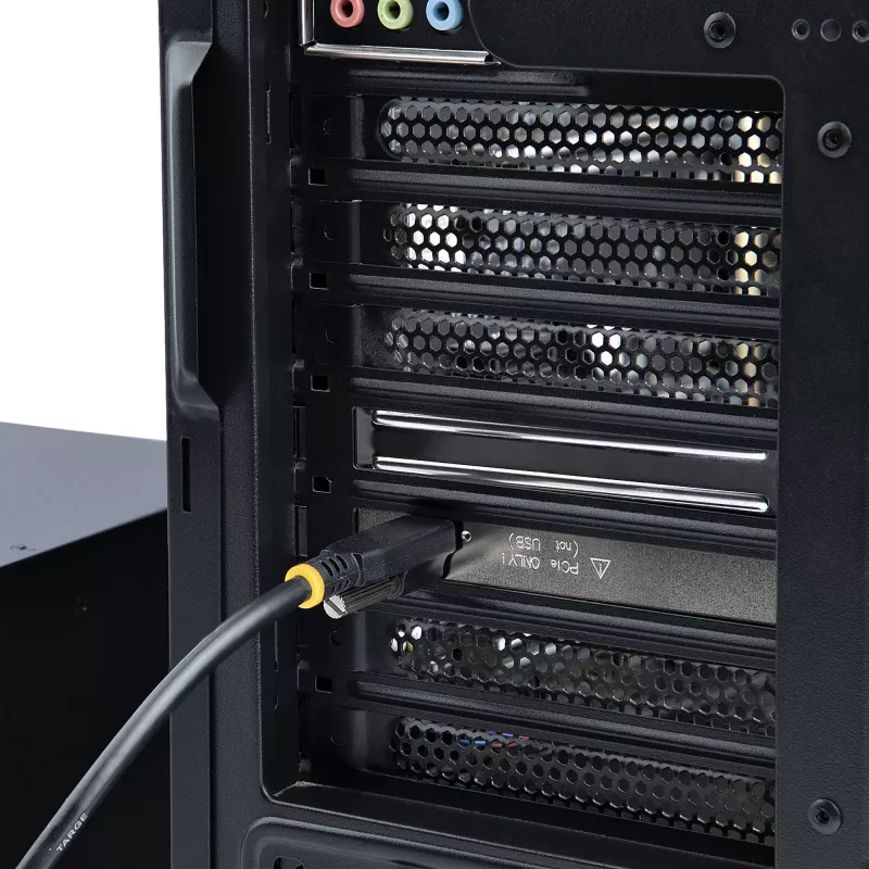 StarTech.com Išplėtimo korpusas 4 lizdams PCIe su PCIe x2 pagrindine kortele, PCIe 2.0 - 10Gbps, išoriniai PCIe lizdai staliniams kompiuteriams/serveriams, PCI Express išplėtimo dėžė/ adapteris, 4 PCIe x1 lizdai