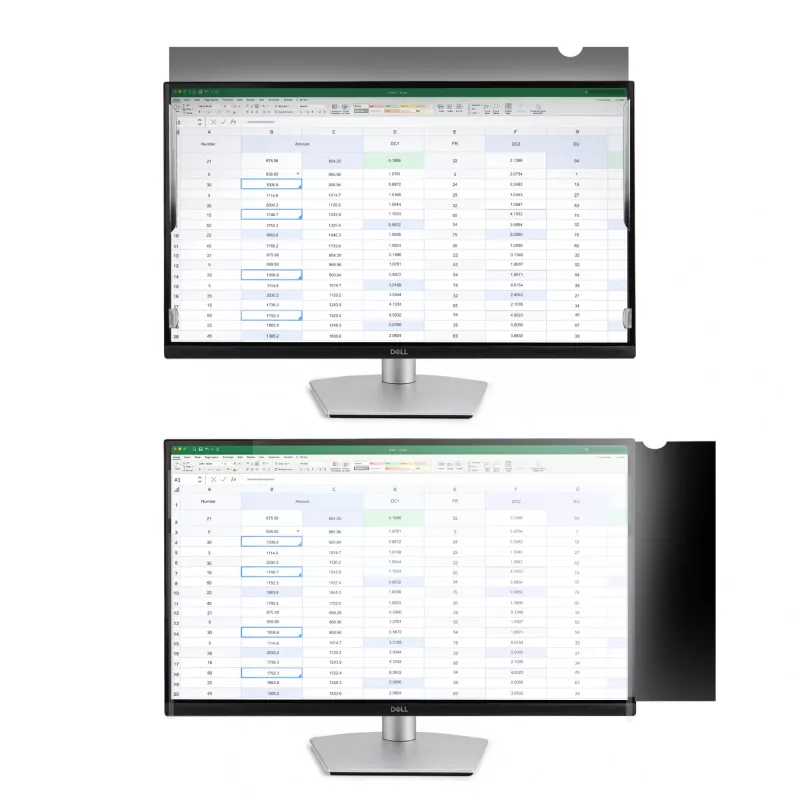 Privatumo ekrano apsauga StarTech.com 19 colių monitoriui – kompiuterio ekrano apsauginis filtras, mažinantis mėlyną šviesą, 16:10 plačiaekranis, matinis/blizgus, +/-30 laipsnių