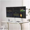 StarTech.com šešių monitorių stovas su skersiniu, iki 32 colių ekranams, 8 kg vienam, dviejų kolonų, C-spaustuvas/įvorė, reguliuojamas aukštis