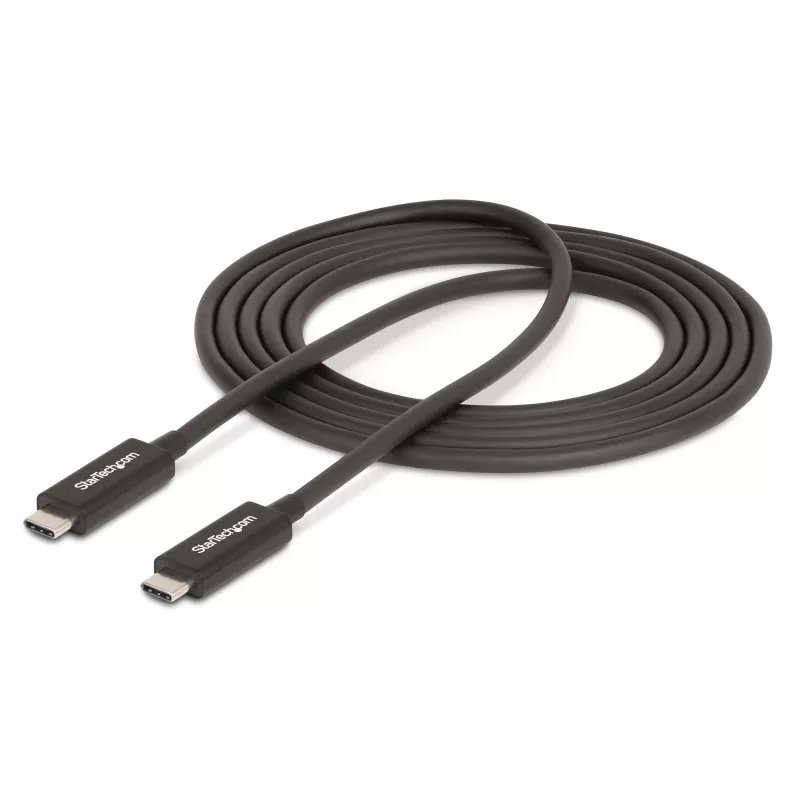 StarTech.com 2 m aktyvus Thunderbolt 4 kabelis, 40 Gbps, 100 W, 4K/8K vaizdas, Intel sertifikuotas