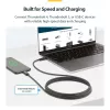 StarTech.com 2 m aktyvus Thunderbolt 4 kabelis, 40 Gbps, 100 W, 4K/8K vaizdas, Intel sertifikuotas