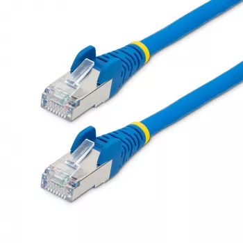 StarTech.com 5 m CAT6a eterneto laidas mėlynas – mažai dūmų, be halogeno (LSZH) – 10GbE 500MHz 100W PoE++ su apsauga nuo užkabinimo, S/FTP tinklo laidu