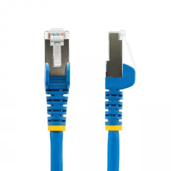 StarTech.com 5 m CAT6a eterneto laidas mėlynas – mažai dūmų, be halogeno (LSZH) – 10GbE 500MHz 100W PoE++ su apsauga nuo užkabinimo, S/FTP tinklo laidu