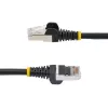 StarTech.com 7,5 m CAT6a eterneto kabelis - juodas - mažai dūmų, be halogenų (LSZH) - 10GbE 500MHz 100W PoE++ - užkabinami RJ-45 su įtempimo mažinimo elementais - S/FTP tinklo jungiamasis kabelis