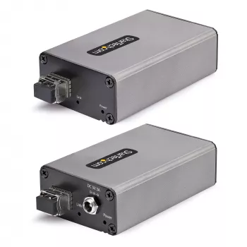 StarTech.com 2 prievadų USB 3.0 plėstuvas per OM3 daugiamodį šviesolaidį - LC/LC - 2x 5Gbps USB-A šakotuvas - 350 m (1150 pėdų) atstumas - patvarus USB šviesolaidinis plėstuvas