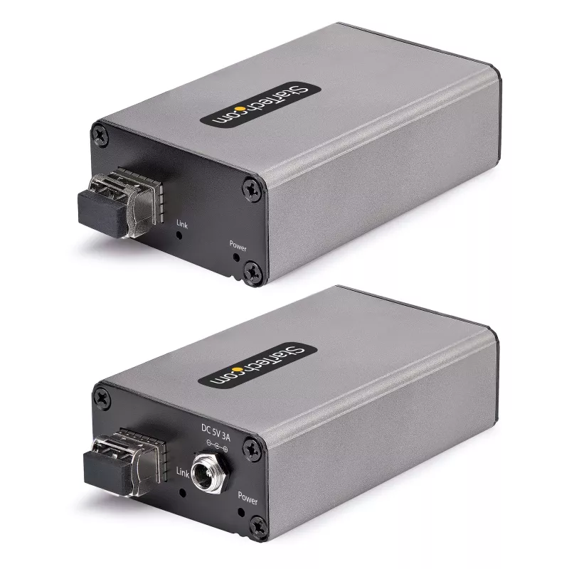 StarTech.com 2 prievadų USB 3.0 plėstuvas per OM3 daugiamodį šviesolaidį - LC/LC - 2x 5Gbps USB-A šakotuvas - 350 m (1150 pėdų) atstumas - patvarus USB šviesolaidinis plėstuvas