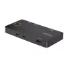 StarTech.com 2 prievadų USB-C KVM jungiklis, vienas 4K 60Hz HDMI monitorius, dvigubi 100W maitinimo perdavimo prievadai, maitinamas iš magistralės, suderinamas su USB Type-C/USB4/Thunderbolt 3/4 – mažas formos faktorius