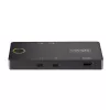 StarTech.com 2 prievadų USB-C KVM jungiklis, vienas 4K 60Hz HDMI monitorius, dvigubi 100W maitinimo perdavimo prievadai, maitinamas iš magistralės, suderinamas su USB Type-C/USB4/Thunderbolt 3/4 – mažas formos faktorius