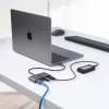 StarTech.com 3 prievadų USB-C centras su Ethernet - 3x USB-A - Gigabit Ethernet - USB 3.0 5Gbps - maitinamas iš magistralės - 30 cm ilgio USB-C laidas - nešiojamas USB-C į USB-A centras
