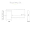 StarTech.com 3 prievadų USB-C centras su Ethernet - 3x USB-A - Gigabit Ethernet - USB 3.0 5Gbps - maitinamas iš magistralės - 30 cm ilgio USB-C laidas - nešiojamas USB-C į USB-A centras