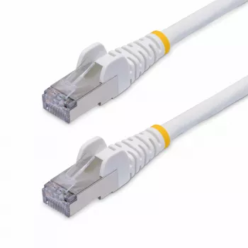 StarTech.com 12 m baltas CAT8 Ethernet laidas, belaikis RJ45, 25G/40G, 2000 MHz, 100 W PoE++, S/FTP, 26AWG gryna vario viela, LSZH, ekranuotas tinklo jungiamasis laidas su įtempimo mažinimo elementais, individualiai išbandytas