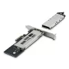 StarTech.com M.2 NVMe SSD į PCIe x4 mobilus dėklas / galinė plokštė su išimamu padėklu, PCI Express lizdui, be įrankių montavimas, PCIe 4.0/3.0 karštas keitimas, užraktas su 2 raktais