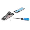 StarTech.com M.2 NVMe SSD į PCIe x4 mobilus dėklas / galinė plokštė su išimamu padėklu, PCI Express lizdui, be įrankių montavimas, PCIe 4.0/3.0 karštas keitimas, užraktas su 2 raktais