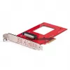 StarTech.com U.3 į PCIe adapterio kortelė, PCIe 4.0 x4 adapteris, skirta 2,5 colio U.3 NVMe SSD, SFF-TA-1001 PCI Express papildymo kortelė staliniams kompiuteriams/serveriams, TAA atitinkanti – nuo OS nepriklausoma