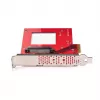 StarTech.com U.3 į PCIe adapterio kortelė, PCIe 4.0 x4 adapteris, skirta 2,5 colio U.3 NVMe SSD, SFF-TA-1001 PCI Express papildymo kortelė staliniams kompiuteriams/serveriams, TAA atitinkanti – nuo OS nepriklausoma