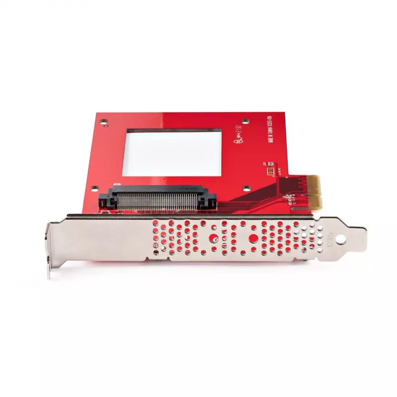 StarTech.com U.3 į PCIe adapterio kortelė, PCIe 4.0 x4 adapteris, skirta 2,5 colio U.3 NVMe SSD, SFF-TA-1001 PCI Express papildymo kortelė staliniams kompiuteriams/serveriams, TAA atitinkanti – nuo OS nepriklausoma