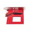 StarTech.com U.3 į PCIe adapterio kortelė, PCIe 4.0 x4 adapteris, skirta 2,5 colio U.3 NVMe SSD, SFF-TA-1001 PCI Express papildymo kortelė staliniams kompiuteriams/serveriams, TAA atitinkanti – nuo OS nepriklausoma