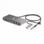 StarTech.com 2 prievadų USB-C šakotuvas su Ethernet ir RS-232, prisegtas USB-C į USB-A adapteris, 100W PD perdavimas, 2x USB-A 5Gbps, Gigabit Ethernet, RS232 Serial (FTDI)