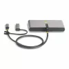 StarTech.com 2 prievadų USB-C šakotuvas su Ethernet ir RS-232, prisegtas USB-C į USB-A adapteris, 100W PD perdavimas, 2x USB-A 5Gbps, Gigabit Ethernet, RS232 Serial (FTDI)