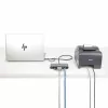 StarTech.com 2 prievadų USB-C šakotuvas su Ethernet ir RS-232, prisegtas USB-C į USB-A adapteris, 100W PD perdavimas, 2x USB-A 5Gbps, Gigabit Ethernet, RS232 Serial (FTDI)