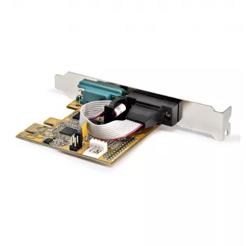 StarTech.com 2 prievadų PCI Express serijinė sąsajos plokštė, dviejų prievadų PCIe į RS232 (DB9) serijinė kortelė, 16C1050 UART, žemo / pilno profilio laikikliai, COM išlaikymas, skirta Windows / Linux