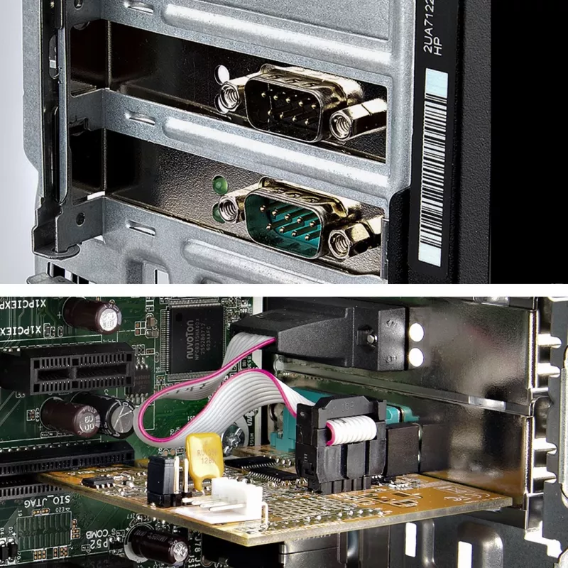 StarTech.com 2 prievadų PCI Express serijinė sąsajos plokštė, dviejų prievadų PCIe į RS232 (DB9) serijinė kortelė, 16C1050 UART, žemo / pilno profilio laikikliai, COM išlaikymas, skirta Windows / Linux