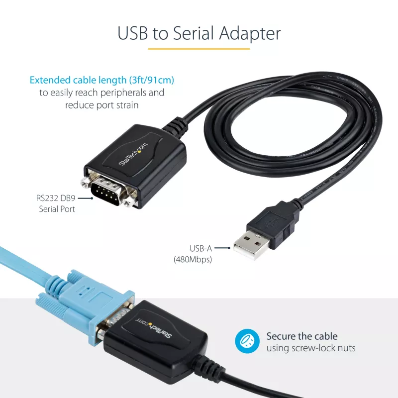 StarTech.com 2 prievadų PCI Express serijinė sąsajos plokštė, dviejų prievadų PCIe į RS232 (DB9) serijinė kortelė, 16C1050 UART, žemo / pilno profilio laikikliai, COM išlaikymas, skirta Windows / Linux