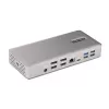 StarTech.com universali USB4 ir Thunderbolt 4 dokų stotelė, keturi ekranai Windows, du ekranai MacBook, HDMI DP dokas su 98W įkrovimu nešiojamam kompiuteriui