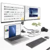 StarTech.com universali USB4 ir Thunderbolt 4 dokų stotelė, keturi ekranai Windows, du ekranai MacBook, HDMI DP dokas su 98W įkrovimu nešiojamam kompiuteriui