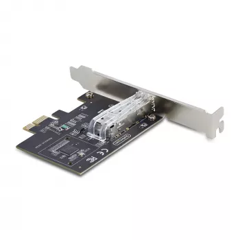 StarTech.com 1 prievado GbE SFP tinklo plokštė, PCIe 2.1 x1, Intel I210-IS, 1GbE valdiklis, 1000BASE vario/šviesolaidinis, vieno prievado Gigabit Ethernet NIC, darbalaukio/serverio pagrindinėms plokštėms - suderinama su Windows ir Linux